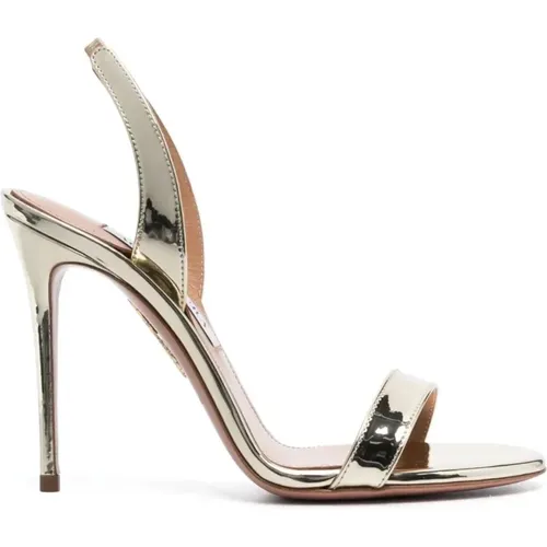 Pumps,Elegante Silberne High Heel Pumps - Aquazzura - Modalova