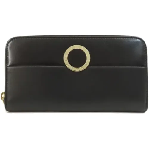 Pre-owned Leather wallets , female, Sizes: ONE SIZE - Bvlgari Vintage - Modalova