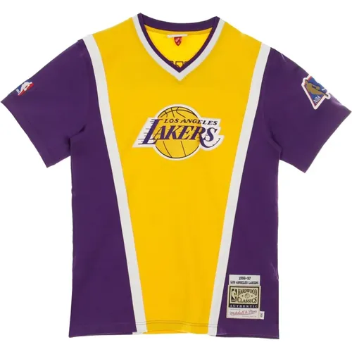 NBA Shooting Shirt 1996-97 Team Colors , male, Sizes: XS, L - Mitchell & Ness - Modalova