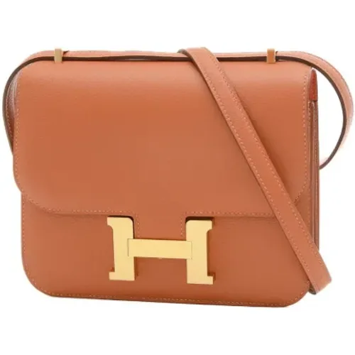 Pre-owned Leather shoulder-bags , female, Sizes: ONE SIZE - Hermès Vintage - Modalova