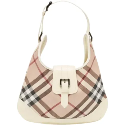 Pre-owned Leather shoulder-bags , female, Sizes: ONE SIZE - Burberry Vintage - Modalova