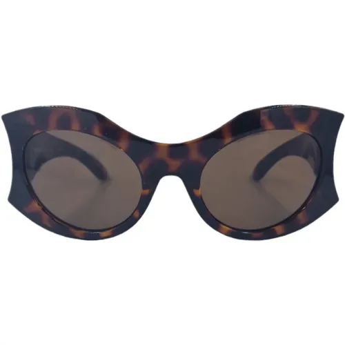 Moderne Runde Sonnenbrille , Damen, Größe: ONE Size - Balenciaga - Modalova