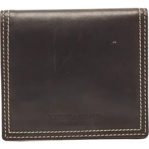 Pre-owned Leather wallets , female, Sizes: ONE SIZE - Bottega Veneta Vintage - Modalova