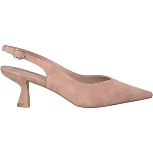 Pointed Toe Heel Shoe Buckle Closure , female, Sizes: 5 UK, 9 UK, 6 UK - Alma en Pena - Modalova