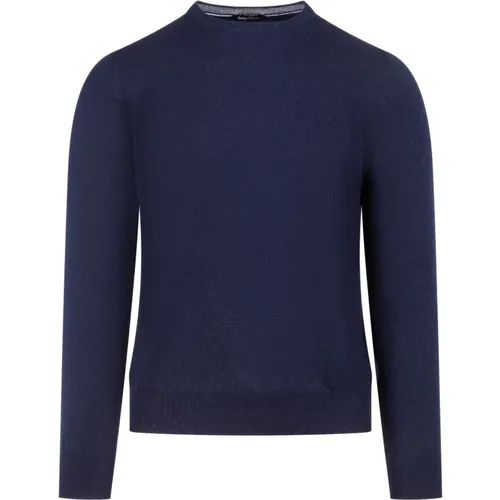 Blaue Pullover für Männer , Herren, Größe: XL - Barba - Modalova