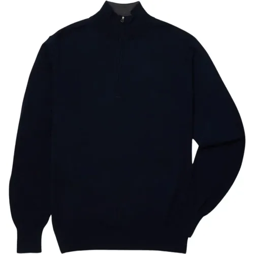 Merino Wool Zipped Polo Shirt,Merino Wolle Reißverschluss Poloshirt - Brooks Brothers - Modalova