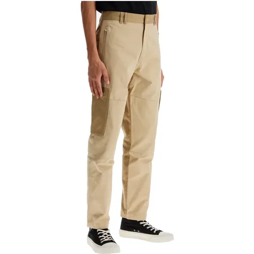 Two-Tone Cotton Cargo Pants , male, Sizes: W42, W40 - Kenzo - Modalova