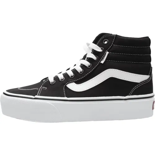 Skate-inspirierter Low Cut Sneaker , Damen, Größe: 38 1/2 EU - Vans - Modalova