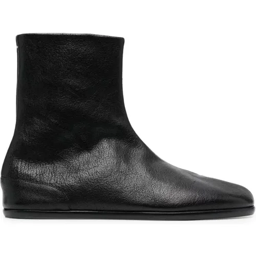 Tabi Leather Ankle Boots , male, Sizes: 10 UK, 5 UK, 8 UK, 7 UK, 9 UK, 6 UK - Maison Margiela - Modalova