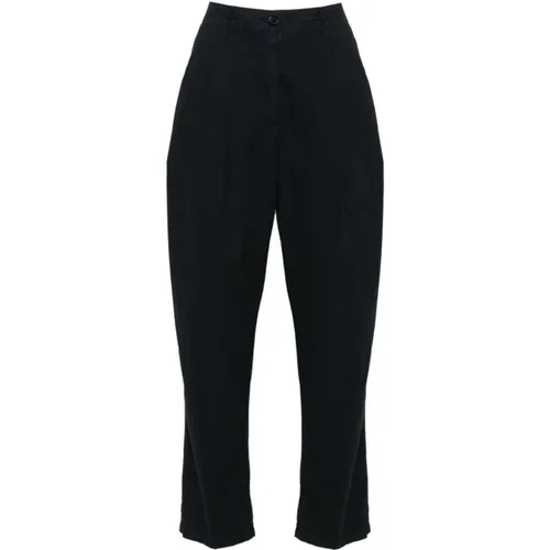 Navy Pants for Stylish Outfits , female, Sizes: 2XS - Aspesi - Modalova