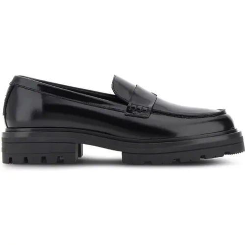 Moccasins for Men , male, Sizes: 8 UK, 9 UK, 10 UK, 7 1/2 UK, 8 1/2 UK - Hogan - Modalova