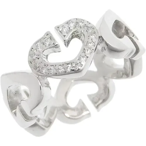 Pre-owned White Gold rings , female, Sizes: ONE SIZE - Cartier Vintage - Modalova