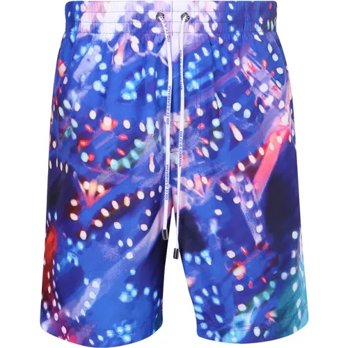 Bunte Luminarie Print Badehose - Dolce & Gabbana - Modalova