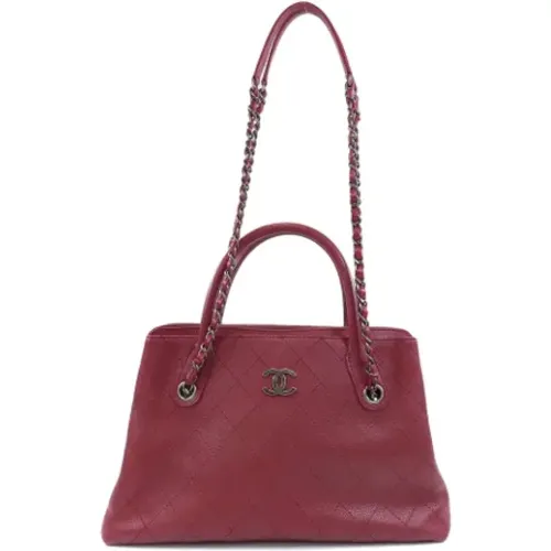 Leather Chanel Bag , female, Sizes: ONE SIZE - Chanel Vintage - Modalova