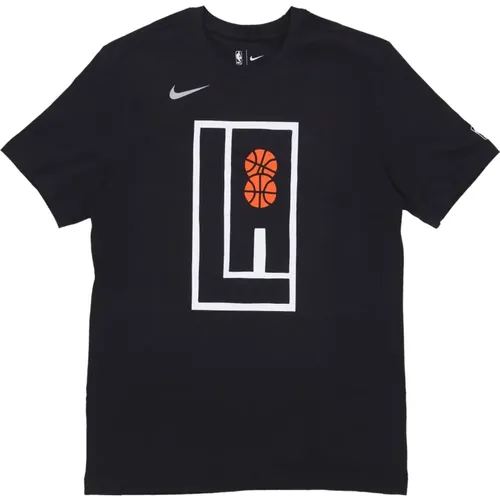 City Edition Logo Tee Schwarz , Herren, Größe: XL - Nike - Modalova