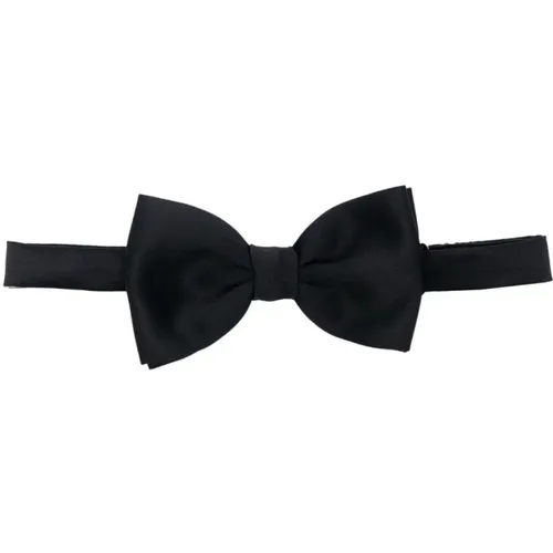 Bow Tie with Adjustable Fit , male, Sizes: ONE SIZE - Tagliatore - Modalova
