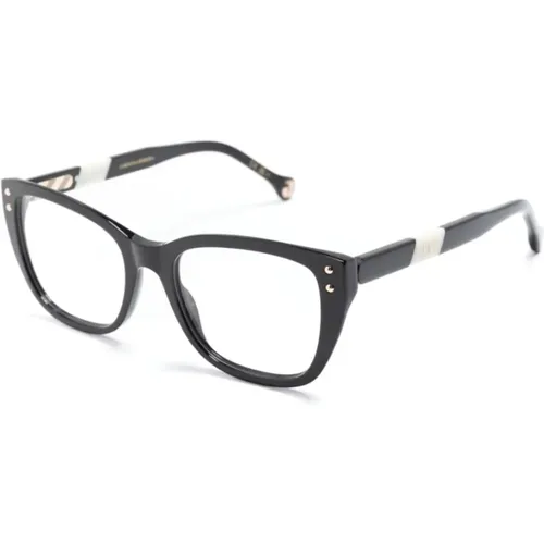 Klassische Schwarze Optische Brille - Carolina Herrera - Modalova