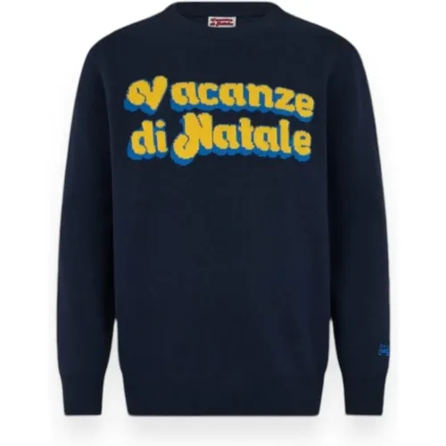 Vacation Logo Sweater , male, Sizes: S, XL, M, L - MC2 Saint Barth - Modalova