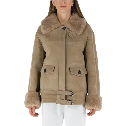 Shearling Jacket for Women , female, Sizes: 2XS - Tom Ford - Modalova