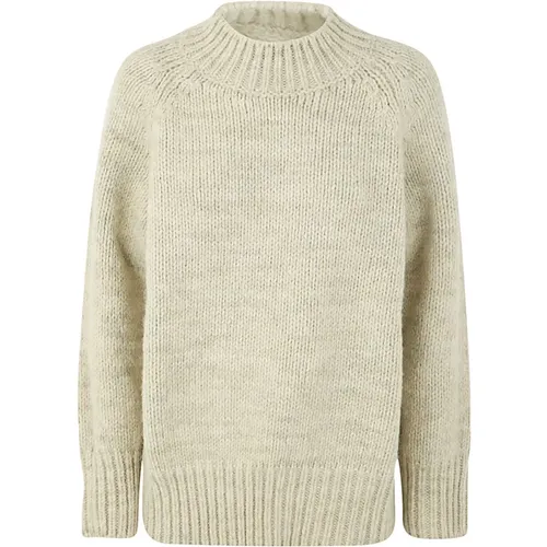 Pistachio Round-Neck Sweater , female, Sizes: XS - Maison Margiela - Modalova
