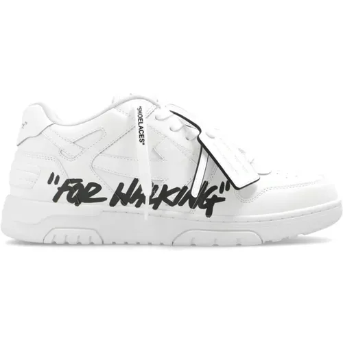 Off , Out Of Office For Walking Sneakers , male, Sizes: 6 UK, 11 UK - Off White - Modalova
