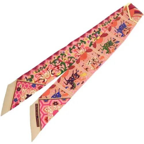 Pre-owned Silk scarves , female, Sizes: ONE SIZE - Hermès Vintage - Modalova