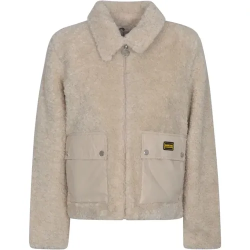 Faux Shearling Jacket Jasmine Aw23 , female, Sizes: XL - Barbour - Modalova