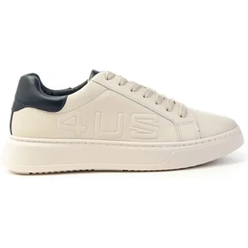 Larry Leder Sneakers in Latte , Herren, Größe: 41 EU - Paciotti - Modalova