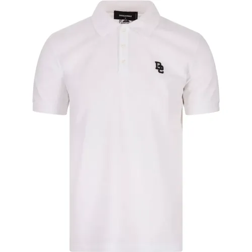 Polo Shirt with Logo Embroidery , male, Sizes: M, L, S, XL - Dsquared2 - Modalova