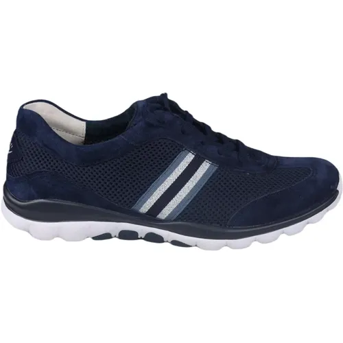 Flexible Walking Sneaker - Blau , Damen, Größe: 44 EU - Gabor - Modalova