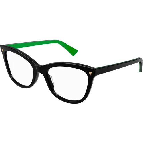 Green Eyewear Frames , female, Sizes: 52 MM - Bottega Veneta - Modalova