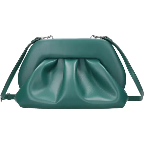 Vegane Stoff Clutch Tasche Kobaltgrün - THEMOIRè - Modalova