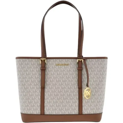 Vanilla Logo Print Tote Bag , female, Sizes: ONE SIZE - Michael Kors - Modalova