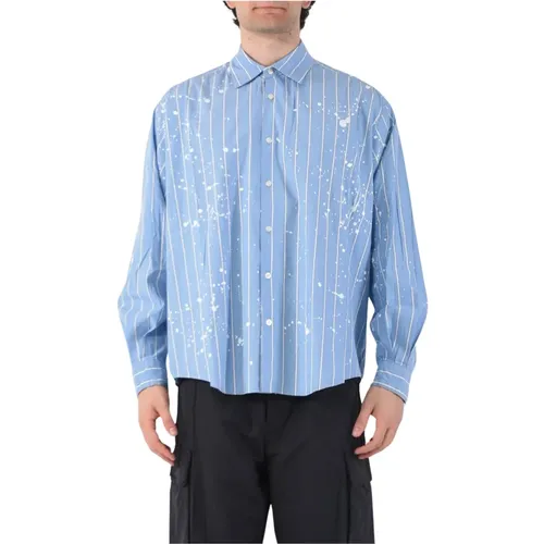 Casual Shirts , male, Sizes: M, L, XL - Laneus - Modalova