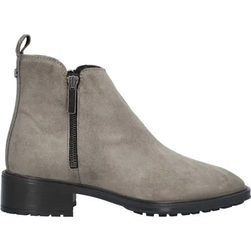 Damen Graue Casual Wildleder Stiefeletten , Damen, Größe: 38 EU - Alpe - Modalova