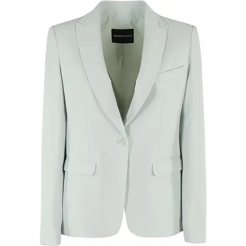 Elegant Blazer for Men , female, Sizes: M - Emporio Armani - Modalova