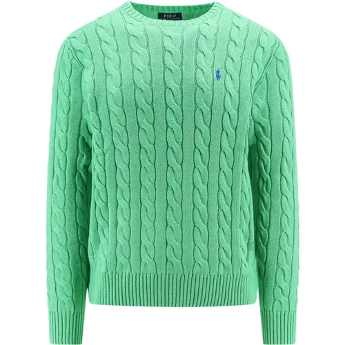 Knitwear with Embroidered Logo , male, Sizes: 2XL, XL - Ralph Lauren - Modalova