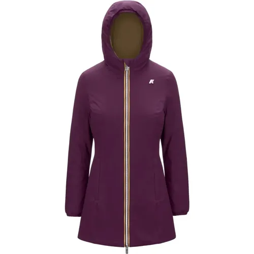 Lange Donna Denise Jacke , Damen, Größe: 2XL - K-way - Modalova