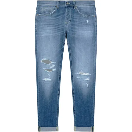 George Skinny Fit Jeans , Herren, Größe: W32 - Dondup - Modalova