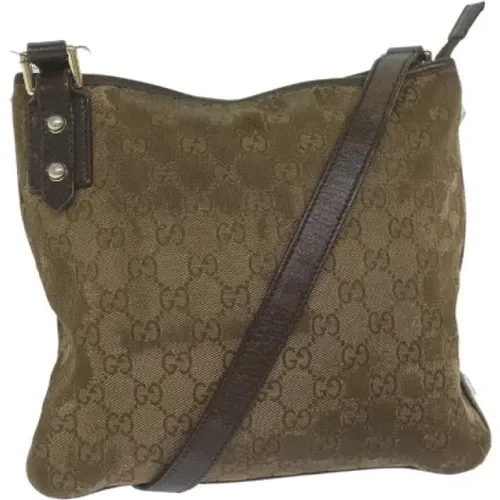 Pre-owned Canvas gucci-bags , female, Sizes: ONE SIZE - Gucci Vintage - Modalova