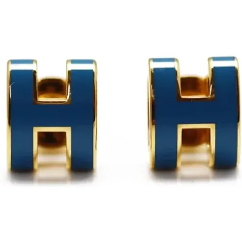 Pre-owned Metal earrings , female, Sizes: ONE SIZE - Hermès Vintage - Modalova