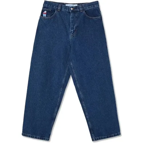 High-Waist Baggy Fit Jeans , Herren, Größe: S - Polar Skate Co. - Modalova