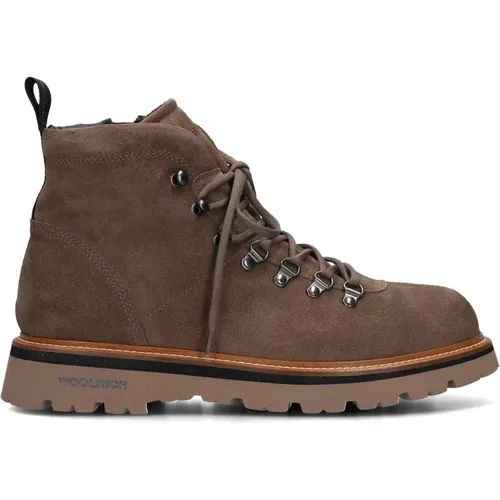 Stadt-Wanderstiefel Taupe Wildleder , Herren, Größe: 41 EU - Woolrich - Modalova