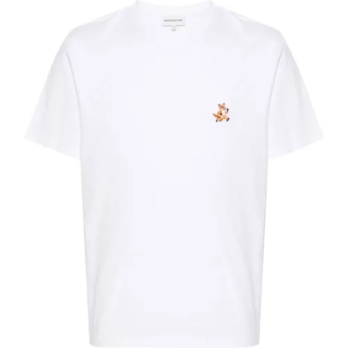 Speedy Fox T-shirt , male, Sizes: L - Maison Kitsuné - Modalova