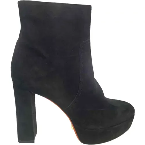 Stylish Leather Boots , female, Sizes: 4 UK, 2 UK, 7 UK - Santoni - Modalova