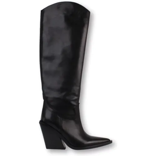 High Boot 100% Leather , female, Sizes: 6 UK, 7 UK, 5 UK, 4 UK, 3 1/2 UK - Fru.it - Modalova