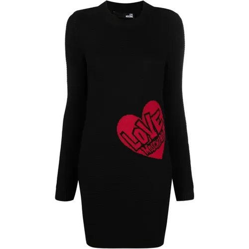 Casual Midi Dress , female, Sizes: S, M, 2XS - Love Moschino - Modalova