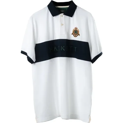 Panel Polo Shirt , male, Sizes: M, XL, 3XL, L, 2XL - Hackett - Modalova
