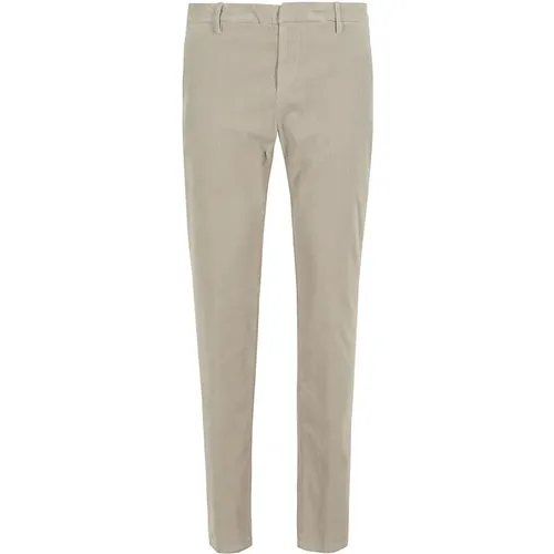 Velvet Striped Pants , male, Sizes: W30, W33, W34, W35 - Dondup - Modalova