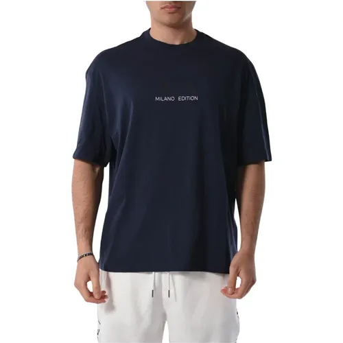 Baumwoll-T-Shirt mit Frontlogo , Herren, Größe: XL - Armani Exchange - Modalova